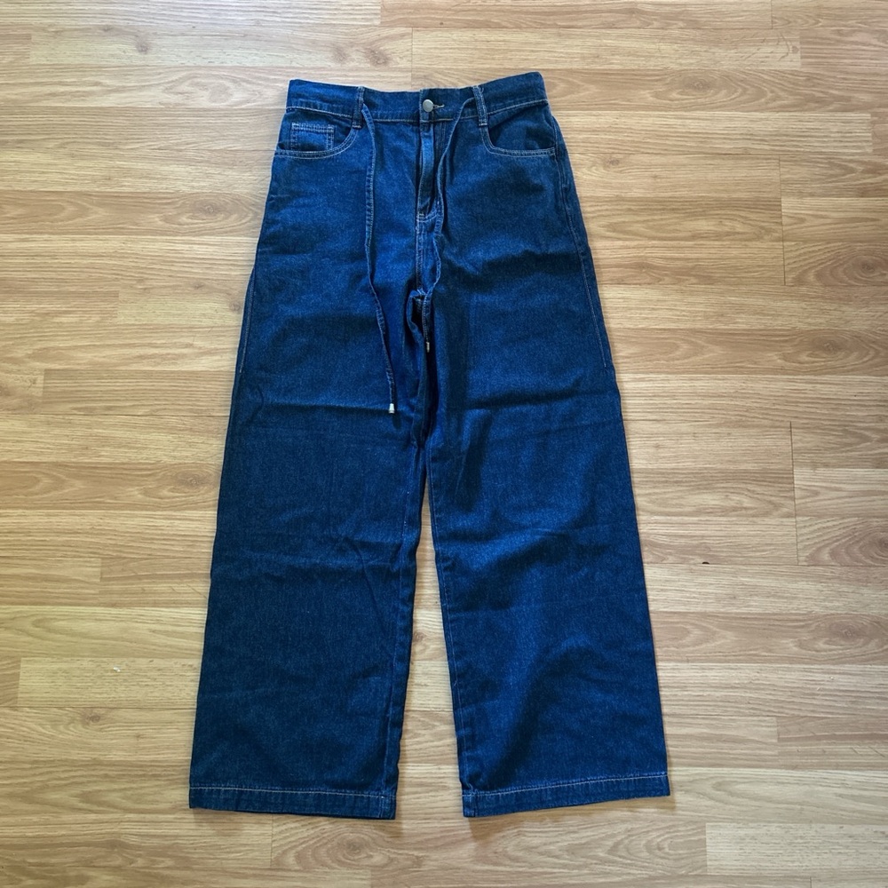 Dark Blue Denim Pants